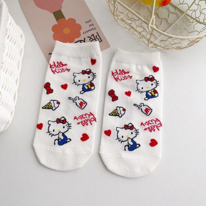 Japanese%20cartoon%20Hello%20Kitty%20mid-tube%20women's%20socks%20socks%20women's%20cute%20cartoon%20anime%20stockings%20spot%20-%20Image%204