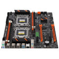 Gigabit lan card motherboard desktop Motherboard Dual Socket Built-in Rear 2 x USB3.0/Gigabit LAN Card X79 with SATA Cable.