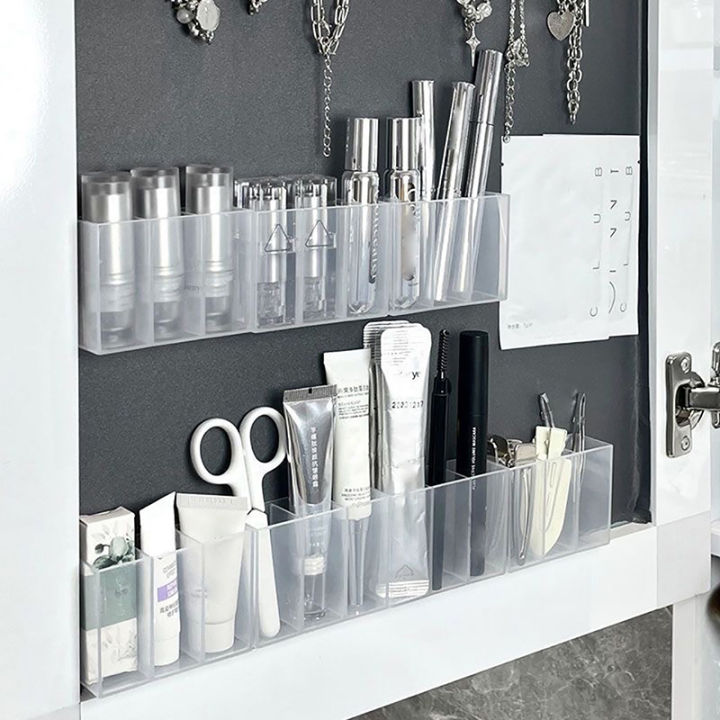 Punching%20Free%20Wall%20Mounted%203Grids%20Storage%20Box%20Eyebrow%20Clip%20Scissors%20Eyebrow%20Pencil%20Brush%20Lipstick%20Small%20Items%20Organizer%20Storage%20Yao%20Store%20-%20Image%203