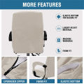 Soft Velvet Office Chair Cover Stretch Spandex Computer Chair Cover Thicken Rotating Gaming Chair Case with 2Pcs Armrest Covers.
