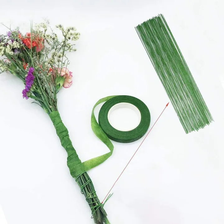 Floral%20Arrangement%20Tool%20Kit%20Floral%20Tape%20Stem%20Wrap%20Green%20Stem%20Wire%20Floral%20Wire%20For%20Bouquet%20Stem%20Wrap%20Florist%20-%20Image%204