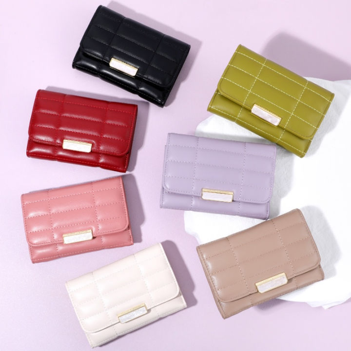 SeaGloca%20New%20Simple%20Korean%20Version%20Fashion%20Short%20Trifold%20Wallet%20For%20Woman%20No.1527%20-%20Image%202