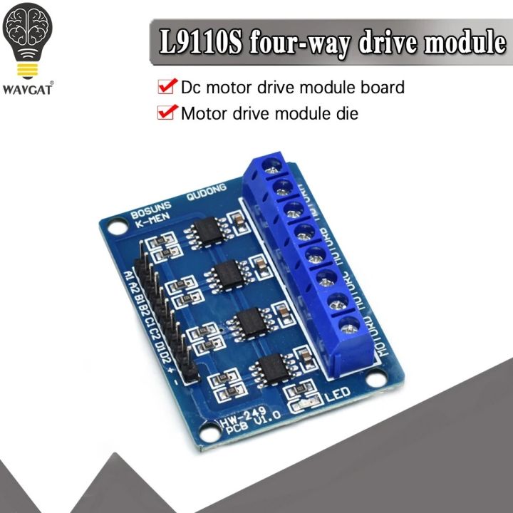 L9110S HG7881 4 channel drive DC motor drive board motor drive module ...