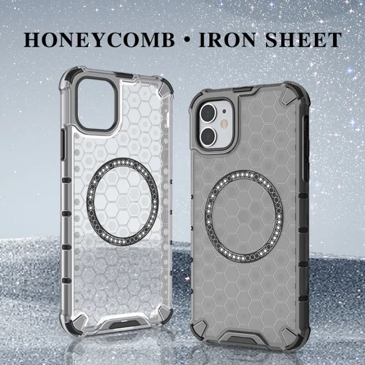 For%20Apple%20iPhone%2011%20Case%20Honeycomb%20MagSafe%20Shockproof%20Camera%20Protection%20Back%20Cover%20ip11%20casing%20-%20Image%202