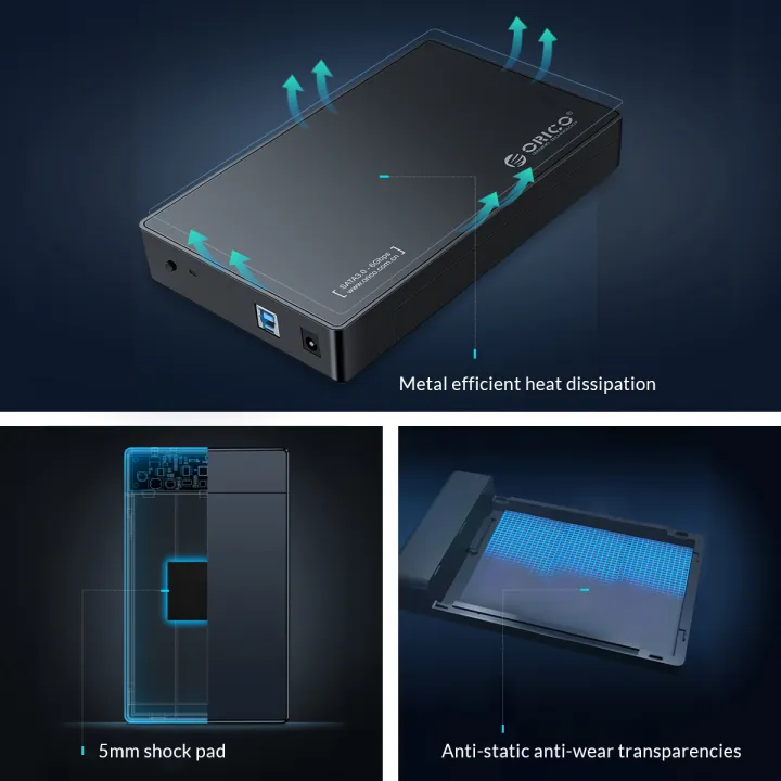 ORICO%203588US3-V1%203.5%20Inch%20HDD%20Case%20External%20Hard%20Drive%20Enclosure%20SATA%20to%20USB%203.0%205Gbps%20HDD%20Box%20for%202.5%203.5%20SSD%20Black%20Disk%20Case%20Tool-free%20-%20Image%205