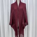 Cross-border e-commerce mesh bright silk sunscreen shawl clothes popular capes spring and summer fashion versatile thin models. 