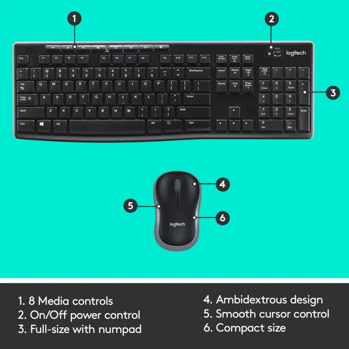 Logitech%20MK270%20Wireless%20Keyboard%20and%20Mouse%20Combo%20for%20Windows,%202.4%20GHz%20Wireless,%20Compact%20Wireless%20Mouse,%208%20Multimedia%20&%20Shortcut%20Keys,%202-Year%20Battery%20Life,%20PC/Laptop%20-%20Black%20-%20Image%207