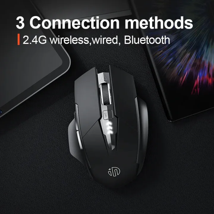 Inphic%20A1%20Rechargeable%20Bluetooth%20Wireless%20Mouse%20%7C%20Tri-Mode%20(BT5.0/3.0/2.4G),%20Silent%20Click,%20Visible%20Battery%20Indicator%20-%20Image%202