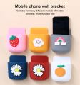 1 pcs Wall Mounted Storage Box Mobile Phone Socket Holder TV Air Conditioner Remote Control Organizer Self-adhesive Box.