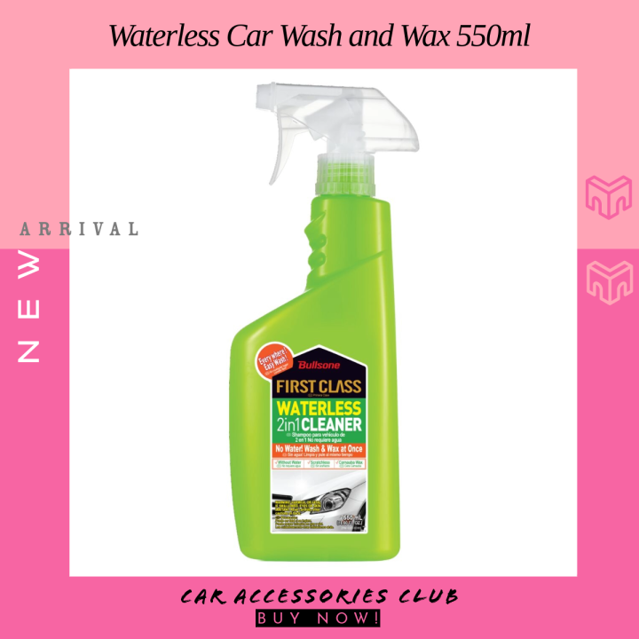 Bullsone 2in 1 Waterless Car Wash and Wax 550ml
