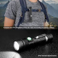 Brillante Torsia Bright Twisting LED Torch with USB Rechargeability, Super Bright 600 Lumens Zoomable Pocket Torch Flashlight. 