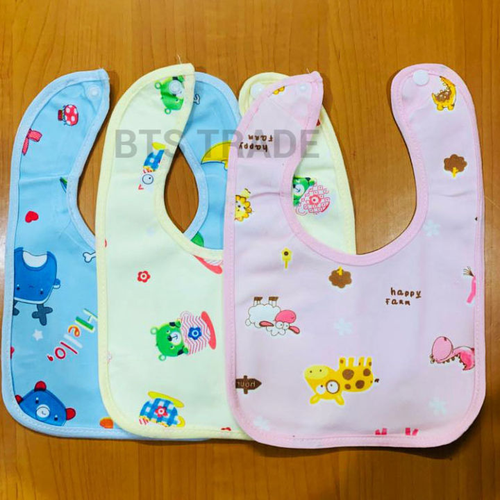 1%20Pcs%20Baby%20Bibs%20Apron%20for%20Baby%20boy%20and%20Girl%20Multicolor%20-%20Image%203