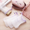 WUSUO Portable Hangable Shower Bubble Bath Exfoliating Net Soap Pouch Foaming Mesh Bag Face Cleansing Tool Soap Saver Bag. 