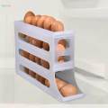 4 Tier Egg Tray Keep Tidy Storage Organizer Creative Large Capacity Space Saving Stacked Egg Tray. 