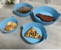 🔥Air Fryer Silicone Baking Tray-Blue-RED colour 2pcs.