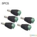 2.1Mm Barrel Type Male Dc Power Jack-5Pcs - Multi Plug. 