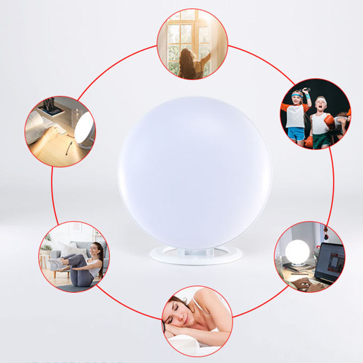 GC%20Therapy%20Lamp%20Round%20Sad%20Night%20Light%20UV%20Free%20Daylight%205%20Levels%20Brightness%20Adjustable%204%20Timers%20And%20Memory%20Function%20Light%20For%20Blue%20Mood%20-%20Image%204