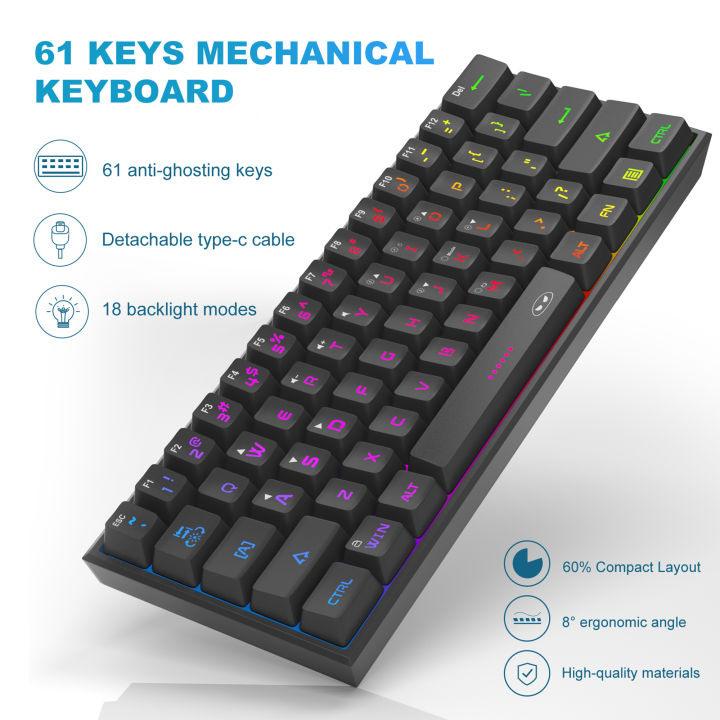 MageGee%20TS92%20Wireless%2060%25%20Gaming%20Keyboard,%20Compact%2061%20Keys%20Rechargeable%20RGB%20Backlit%20Office%20Keyboard%20-%20Image%203