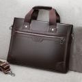 Men's Business Briefcases PU Leather Shoulder Messenger Bags Travel Handbag Totes For Macbook 13.3 14 15.4 inch Male Laptop Bag.