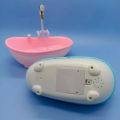 Miniatures Electric Bathtub Doll Accessories Plastic Tub 1:6 Scale Dollhouse Furniture Spraying Water Kids Bathing Toys.