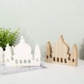 Newest Ramadan Decoration Wooden House Shape Eid Mubarak Decoration Mudlim Islam Home Party Table Decor Kareem Gift. 