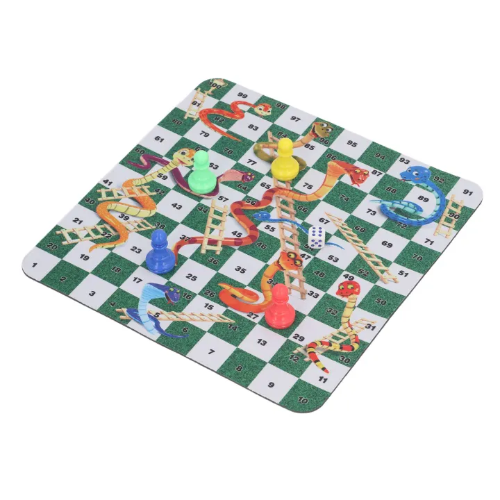 Plastic%20Chess%20Set%204%20Chess%20Pieces%20Foldable%20Abrasion%20Proof%20Lightweight%20Board%20Game%20Set%2024cm%20for%20Home%20-%20Image%202