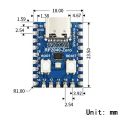 Original Raspberry Pi PICO development board module RP2040-Zero mini microcontroller dual-core Cortex M0+ processor 2MB FlashUSB - 317612317.