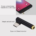 USB Type C 3.5 Jack Earphone Adapter USB C To 3.5mm Headphones AUX Audio Adapter Cable For Huawei Type C To 3.5mm. 
