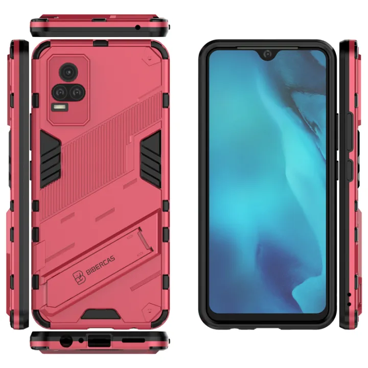 Vantime%20for%20Vivo%20V21e%20Case%20Kickstand%20Ultra%20Thin%20Shockproof%20Matte%20Back%20Cover%20-%20Image%205