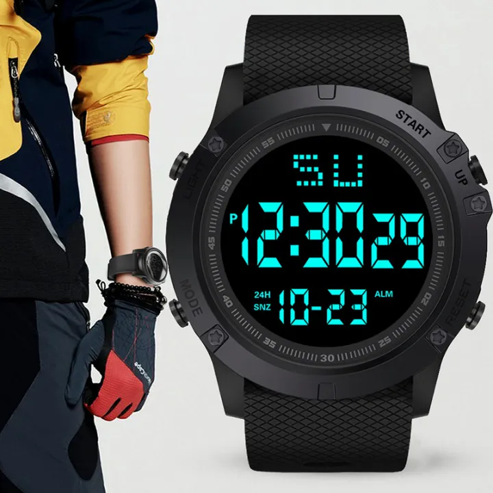 YIKAZE%20Men's%20Sports%20Digital%20Watches%20Big%20Dial%20Multifunctional%20Waterproof%20Military%20Sport%20Watch%20Electronic%20Wristwatch%20for%20Man%20Kids%20-%20Image%202