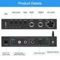 USB 192KHz DAC Digital to Analog Converter with Headphone Amplifier Built-in Bluetooth 5.0 Receiver Music Player. 