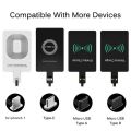 Qi Wireless Charger Receiver Support Type C MicroUSB Fast Wireless Charging Adapter For iPhone5-7 Android phone Wireless Charge.