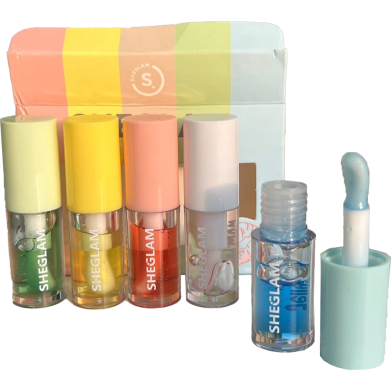 Sheglam%20Jelly%20Wow%20Hydrating%20Lip%20Oil%20Moisturizing%20Plumping%20Lip%20Gloss%205pcs%20Set%20-%20Image%203