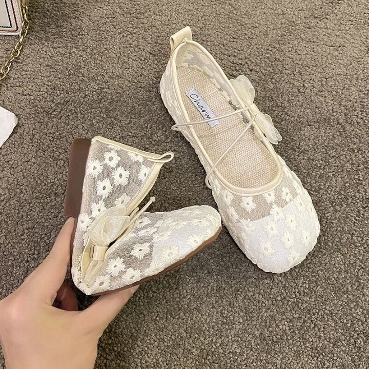 Loafers%20Mesh%20Yarn%202022%20New%20Summer%20Hollow%20Breathable%20Shoes%20Fashion%20Casual%20Lace-up%20Bow%20Ladies%20Flat%20Shoes%20-%20Image%208