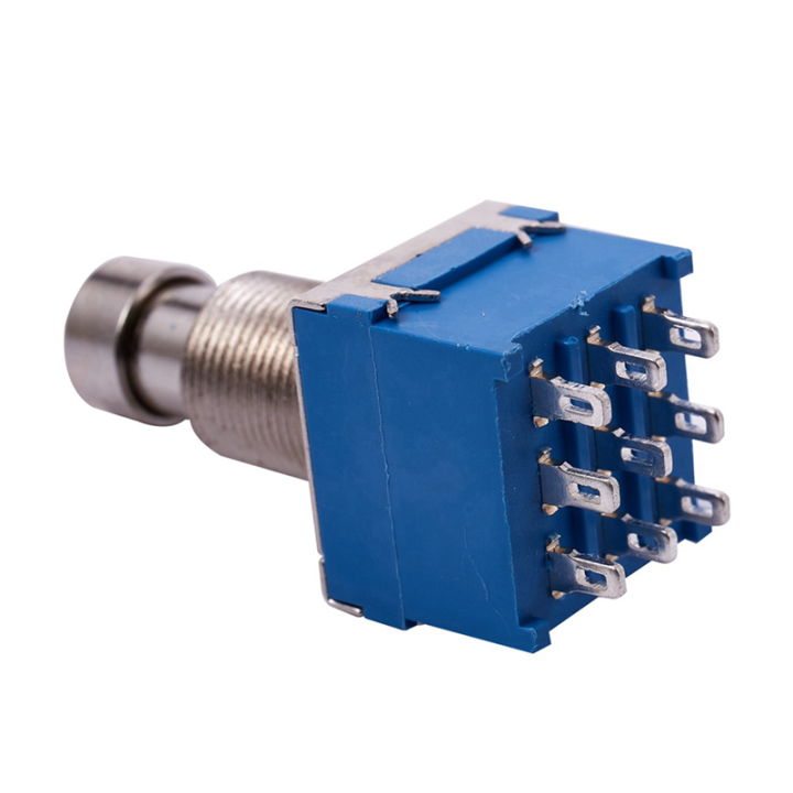 5X%20Guitar%20Effects%209-Pin%20Latching%20Stomp%20Pedal%20Footswitch%20Foot%20Switch%20Blue%20-%20Image%205