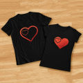 Couple T Shirts for Boyfriend and Girlfriend Love Short Sleeve Sweet Tee Shirt Femme 2021 Valentine's Day Tops Women Clothes.