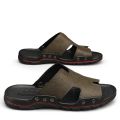 Men's Slippers Leather Summer Outside Sandals Lightweight Soft Sole Beach Slippers Casual Slide Mens Shoes Big Size 39-48. 