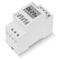 1 PCS Power Time Control Switch Countdown White Silica Gel 16 on 16 Off Rail Installation 220V.