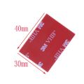【Mary DAI Store】3M Car Special Black Tape Rubber Double-sided Adhesive Strong Paste Surface Red Gray Bottom Stationery Tape. 