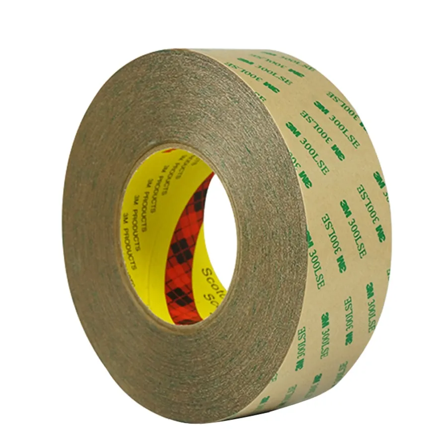 3M 300LSE Double Sided Tape – Super Sticky Heavy Duty Adhesive (4mm, 55m Length)