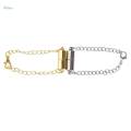 4x2 Pcs Jewelry Making Magnetic Hooks Lobster Clasps Necklace Extenders Chains. 
