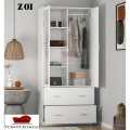 FurnitureShala 2 Door Almira with 2 Drawer / Cupboard Almirah /  Almirah  (6 feet by 2 feet by 16 inches ). 