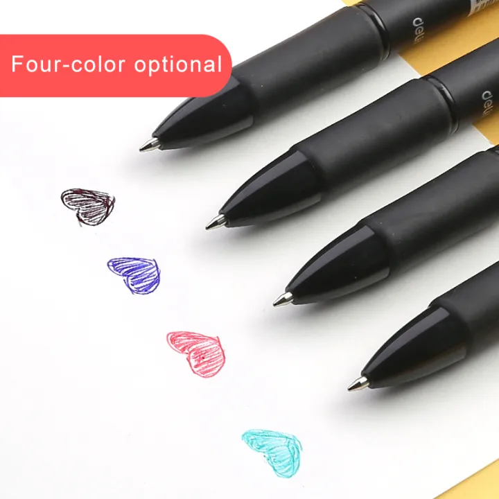 Deli%20Multifunction%20Ballpoint%20Pen%204%20in%201%20MultiColor%20Pen%200.7mm%20Retractable%20Ballpoint%20Pens%20For%20Marker%20Writing%20School%20Stationery%20-%20Image%204
