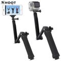 SHOOT 3 Way Waterproof Monopod Selfie Grip Tripod Mount For Gopro Hero 5 4 Session SJ4000 Xiaomi Yi 4K Sports Camera Accessories.