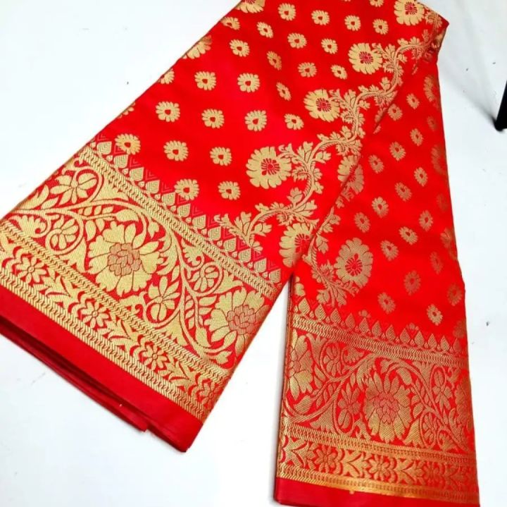 New Sirajganj katan saree for women all color by lal saree