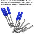 50Pcs 60 Degree Vinyl Cutter Plotter Blades for Graphtec CB09U CB09 Silhouette Cameo Cutting Knife Cricut Maker. 