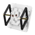 【YIYANGMAOYI111】4 Pcs Wall Mount Box Repair Tool Secret 86mm Switch Cassette Repairer Support Electrician Accessories.