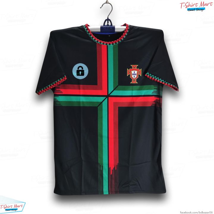 Portugal Short Sleeve Football Jersey For Men - Half Sleeve - Portugal Jersey 2026