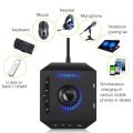 2X Phoinikas T10 Multi-Switch USB Hub Audio Adapter External Stereo Card Black. 