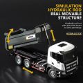 HUINA 1:50 Diecast Car Model Alloy Simulation Vehicle Die-Cast Dump Truck Bulldozer Backhoe Loader Excavator Toys Collectables. 
